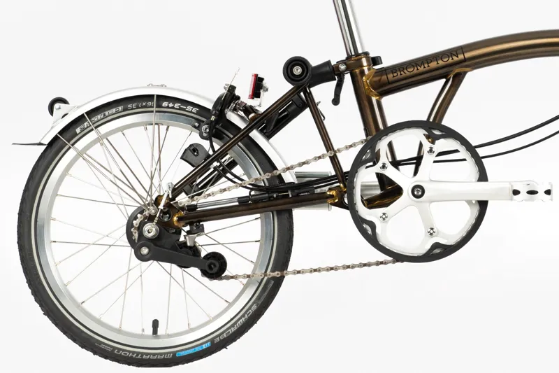 Brompton C-Line Explore Low Bar Folding Bike Black Laquer-4